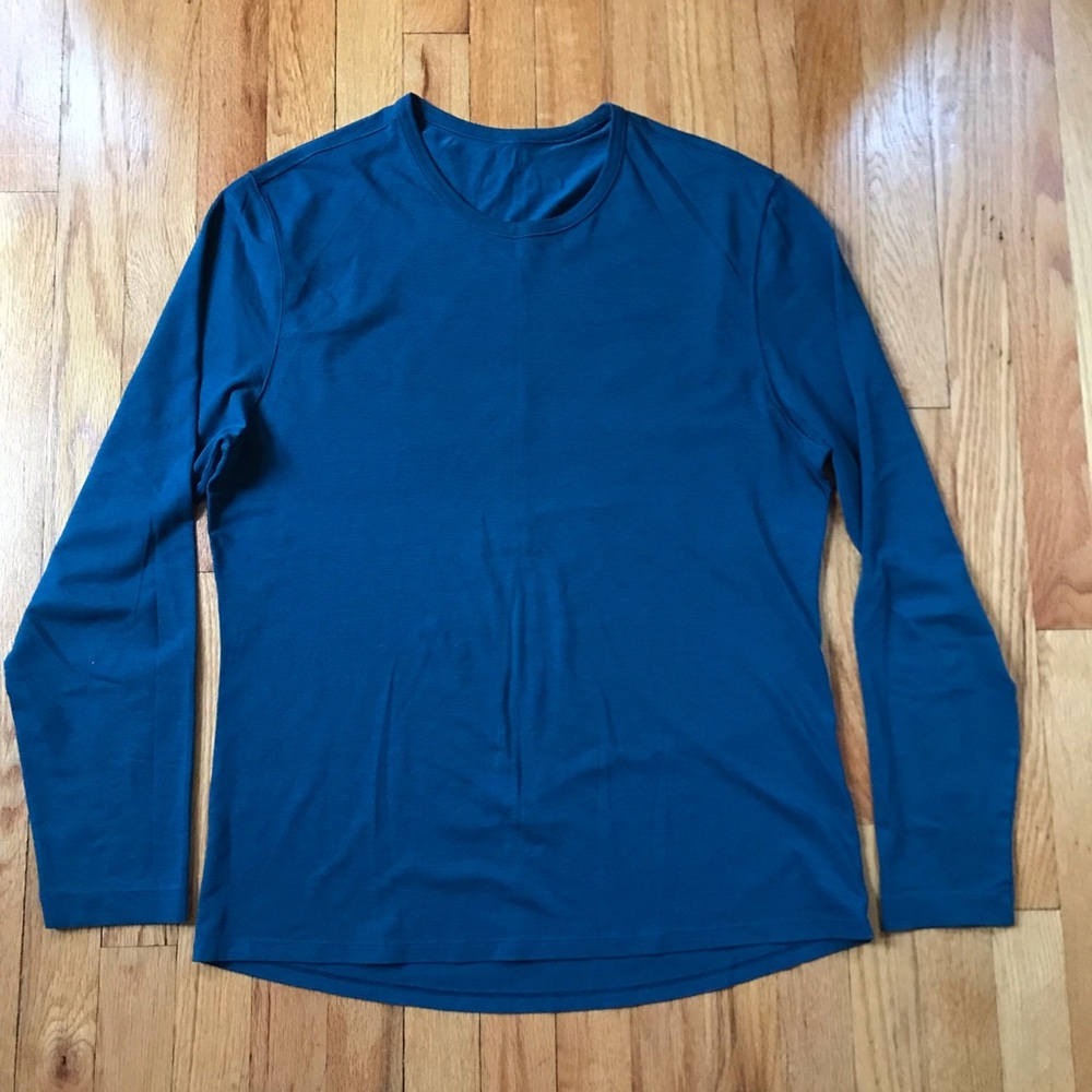 Lululemon Long Sleeve Shirt Dark Teal Large